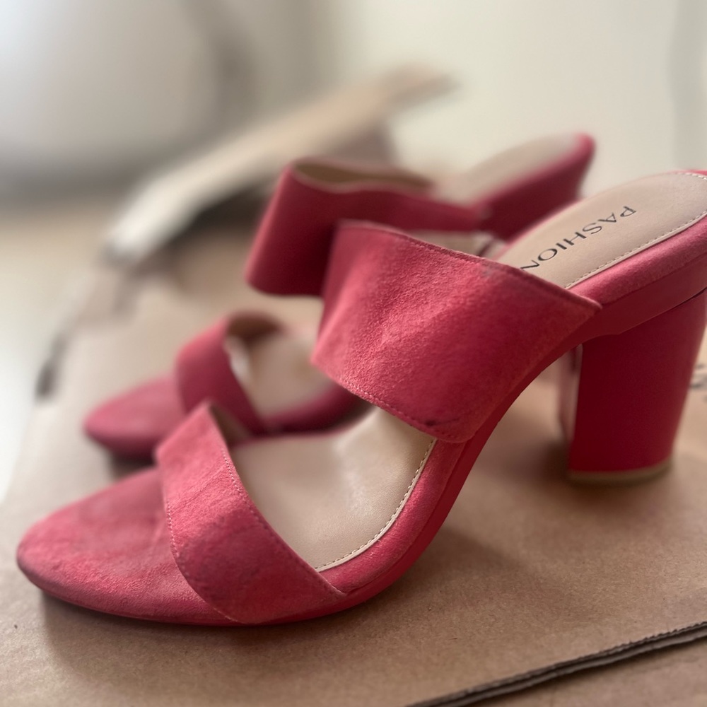 No longer wear these fun pink shoes